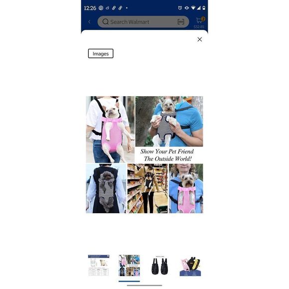 Dabba Doo Dog carrier, backpack, front pack - Picture 7 of 7